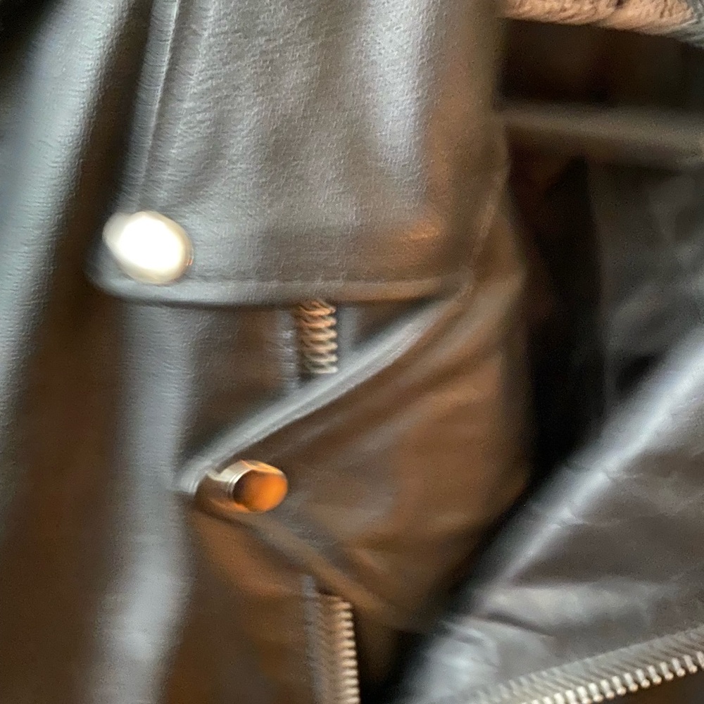 Leather Motorcycle ๐ ๐jacket size 52 - Picture 8 of 9